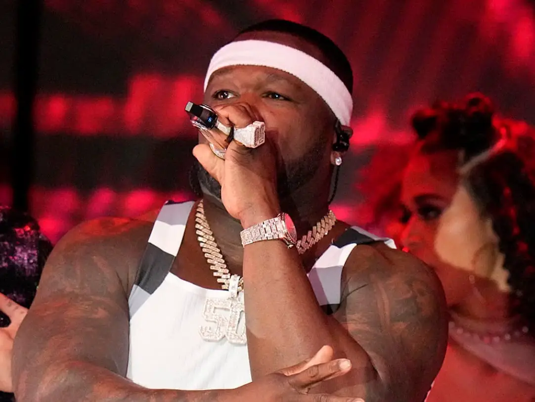 50 Cent Says Hanging Upside-Down At 2022 Super Bowl Halftime Show Was A Mistake