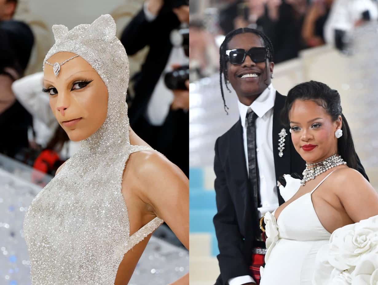 Music Celebrities At 2023 Met Gala Doja Cat, Rihanna, Kendrick Lamar & More