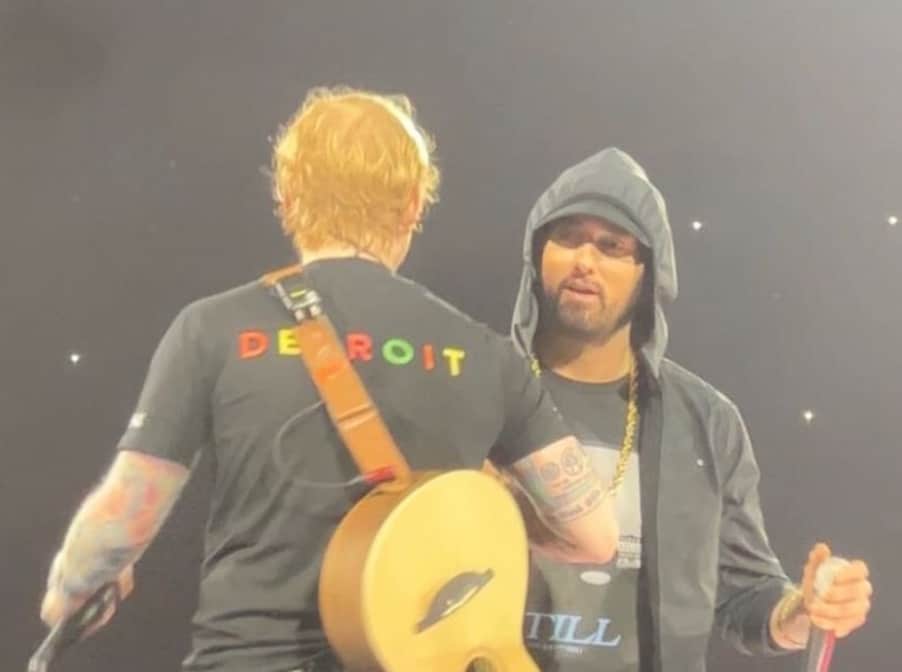 Eminem Makes Surprise Appearance At Ed Sheeran's Detroit Concert, Performs Lose Yourself & Stan