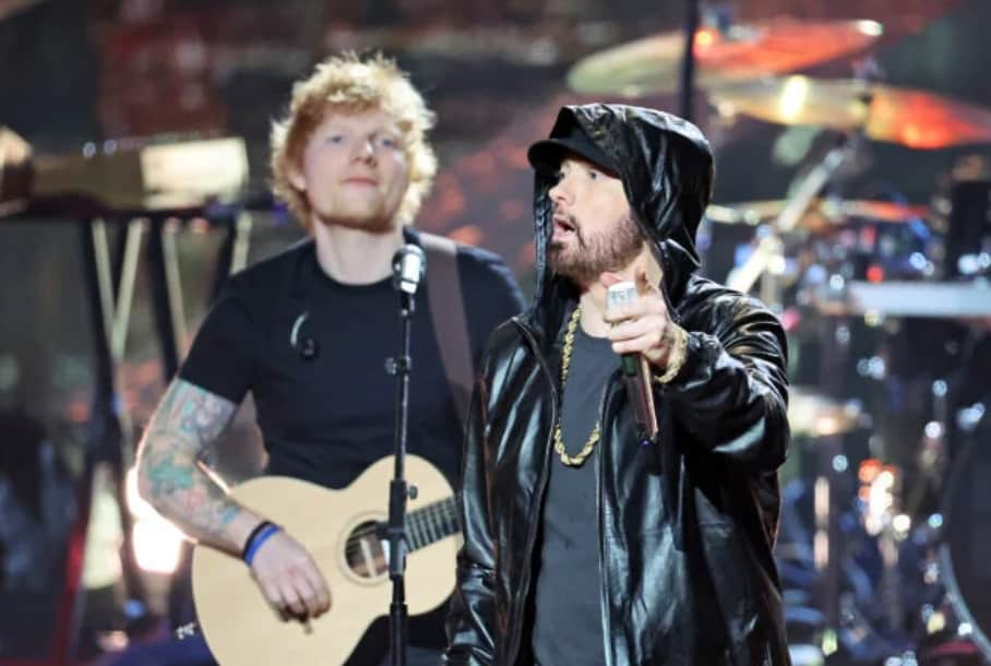 Eminem's Family Attended Ed Sheeran's Concert In Detroit