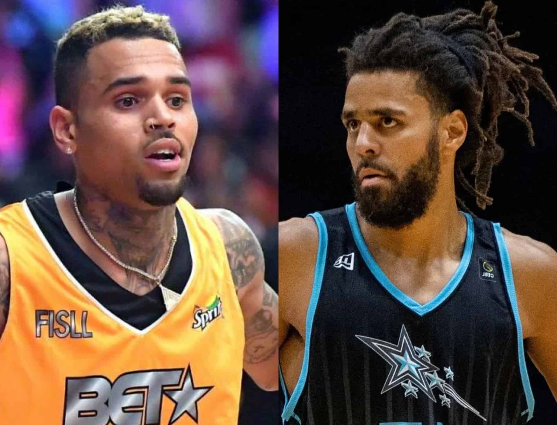Chris Brown Says He Can Beat J. Cole In One-On-One Basketball Game