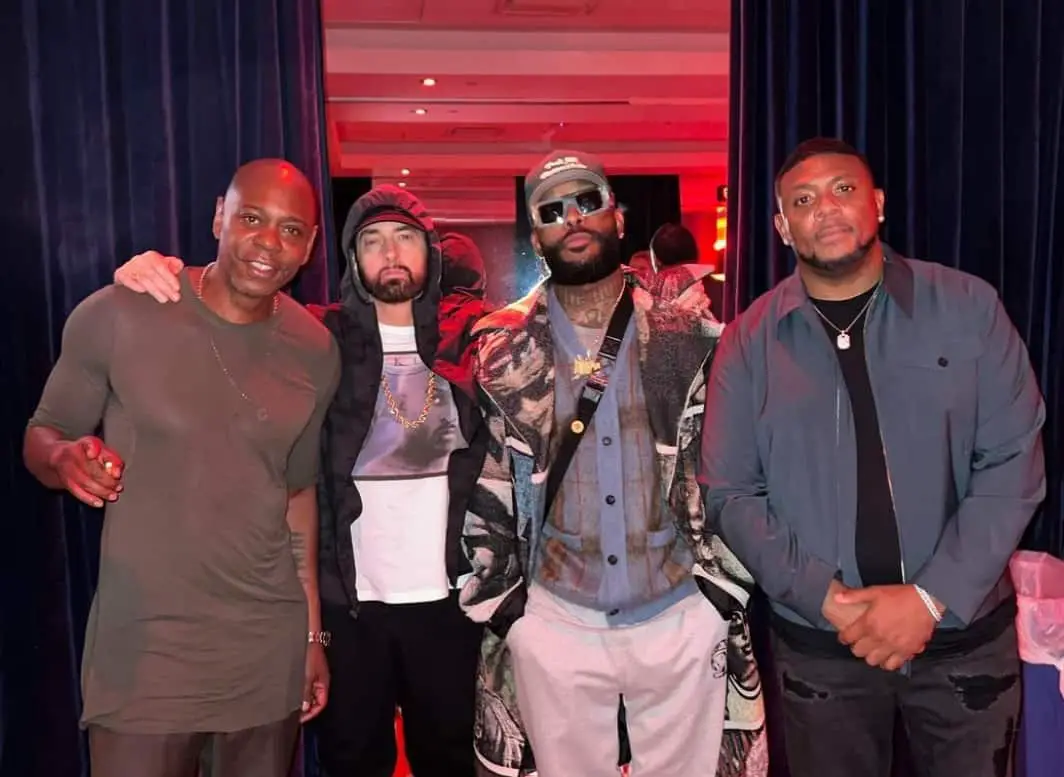 Eminem Pulls Up To Dave Chappelle Show With Royce 5'9...