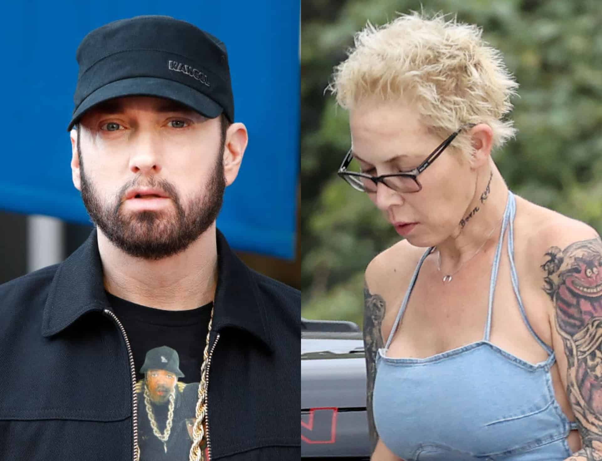 Eminem S Ex Wife Kim Mathers Spotted W New Look Teenage Son