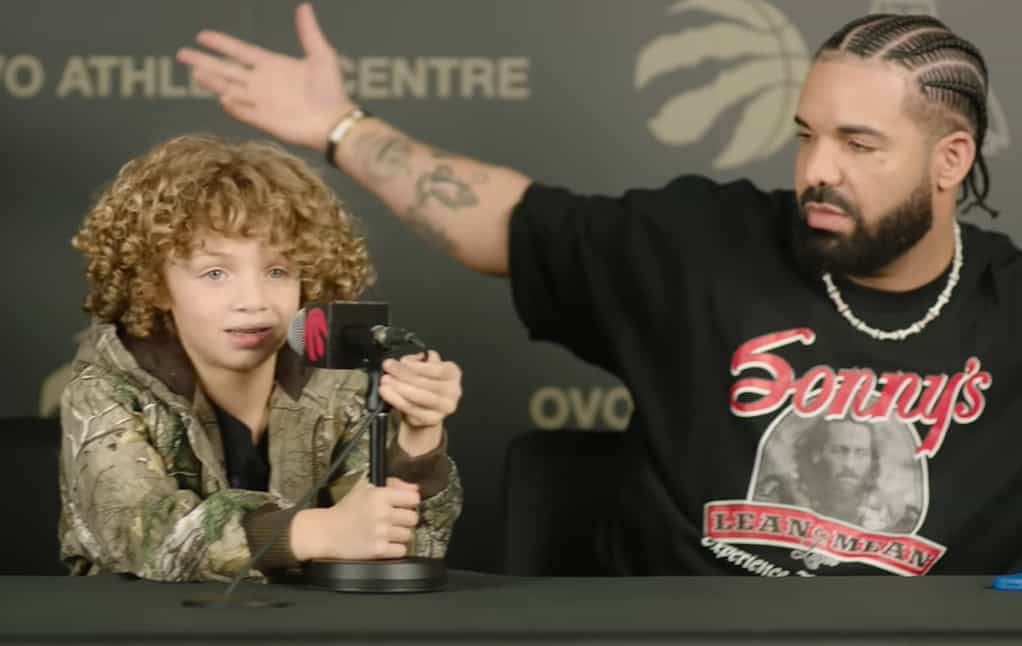 Watch Drake Shares His Son Adonis' New My Man Freestyle Video