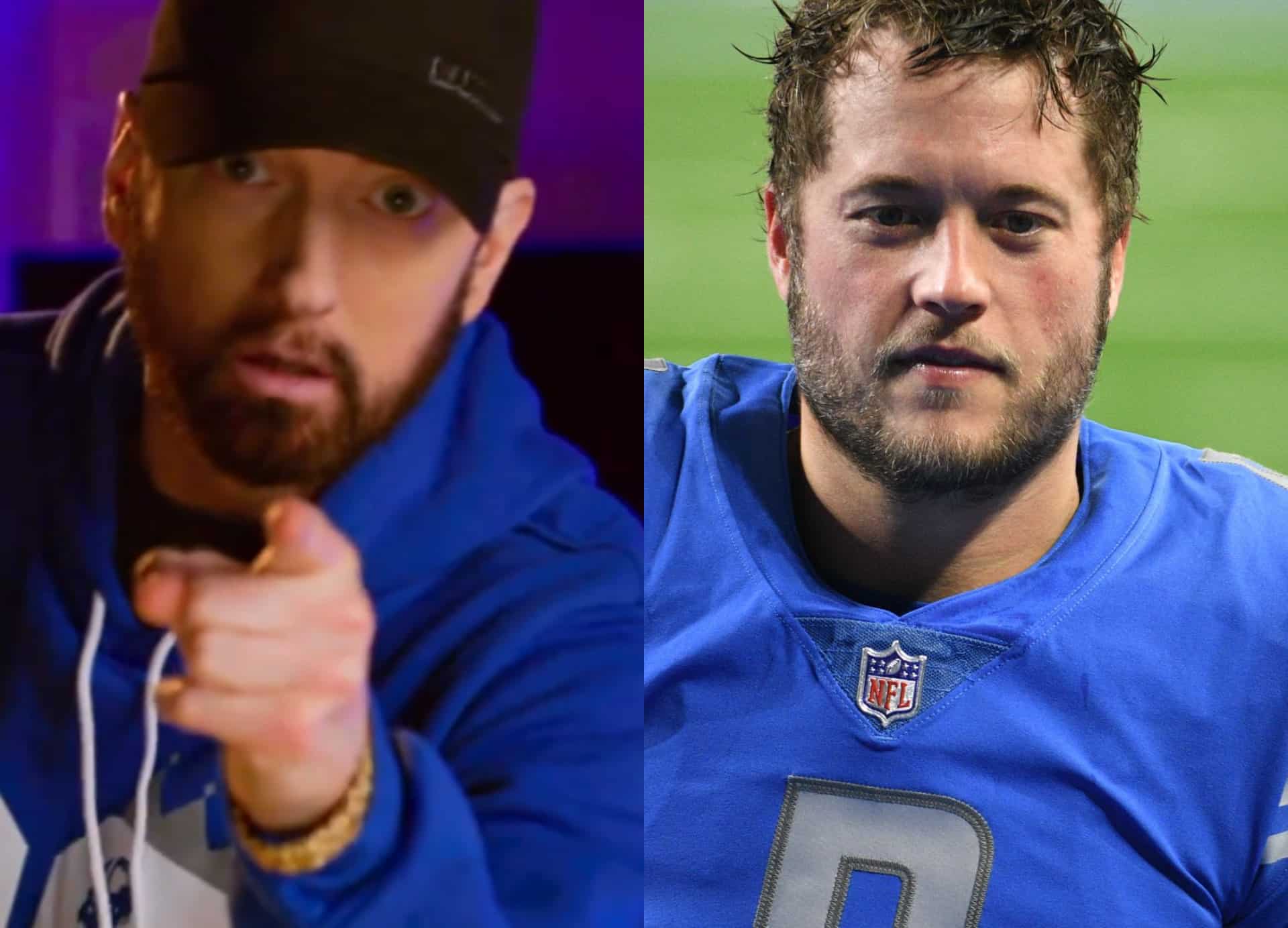 Eminem Sends A Message To Matthew Stafford Ahead Of Detroit Lions Game