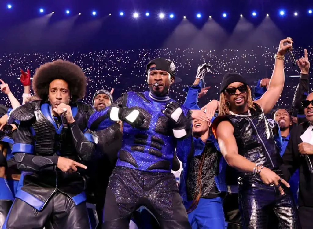 USHER Performed At NFL Super Bowl LVIII Halftime Show 2024 Feat. Alicia Keys, Ludacris & More