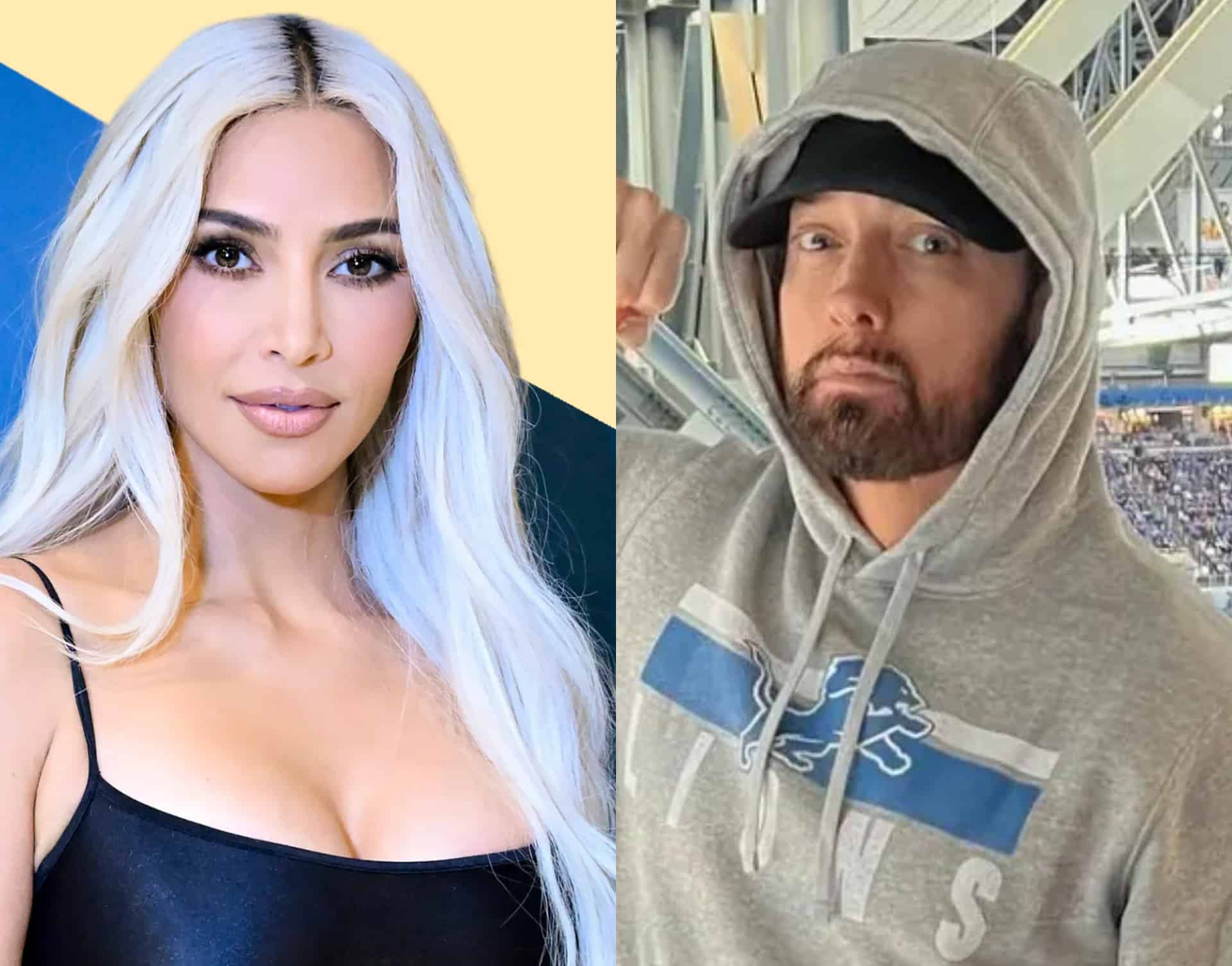 Kim Kardashian Shows Love To Eminem's SSLP Album On 25th Anniversary