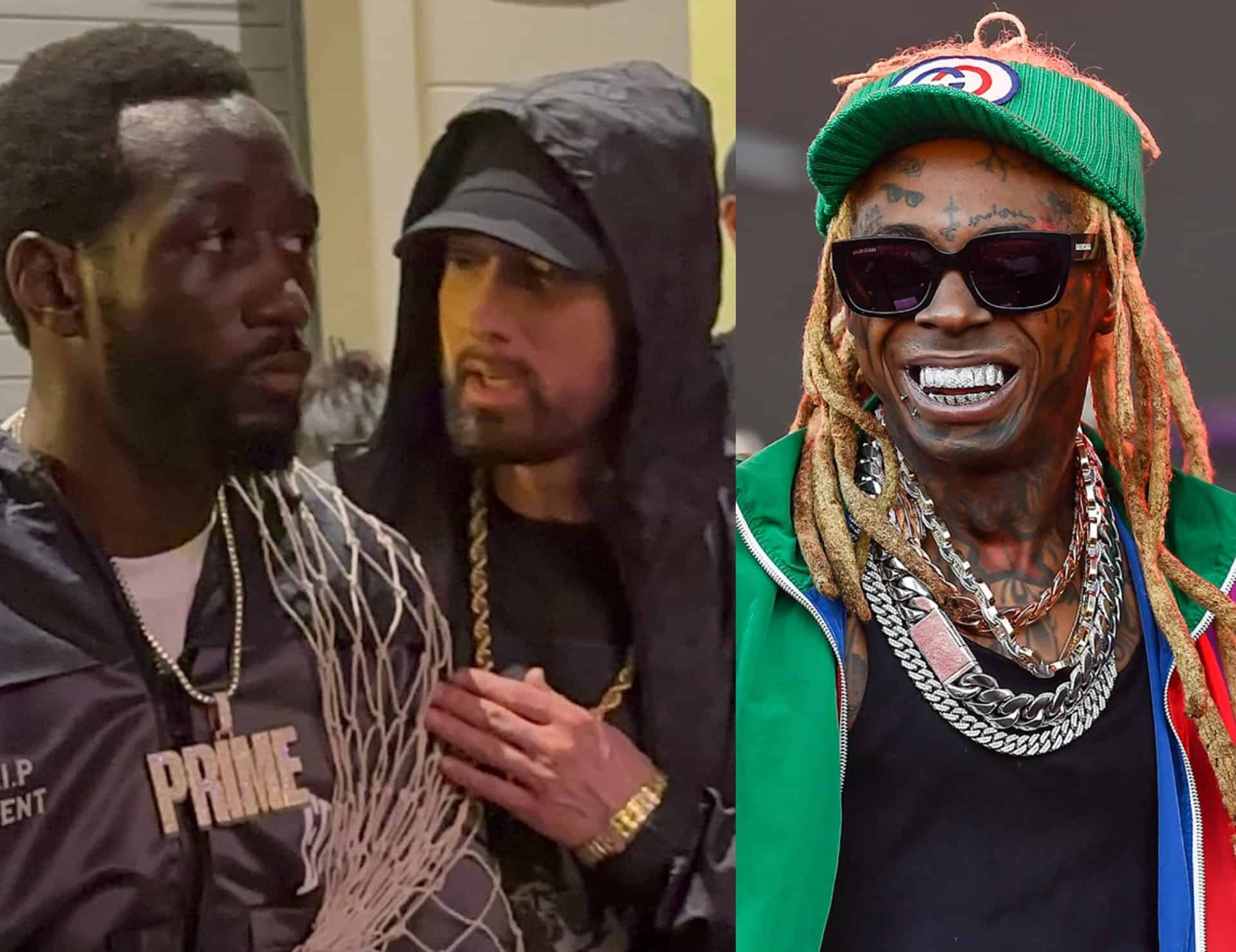 Lil Wayne And Boxer Terence Crawford Shows Love For Eminem Shout Out To Em
