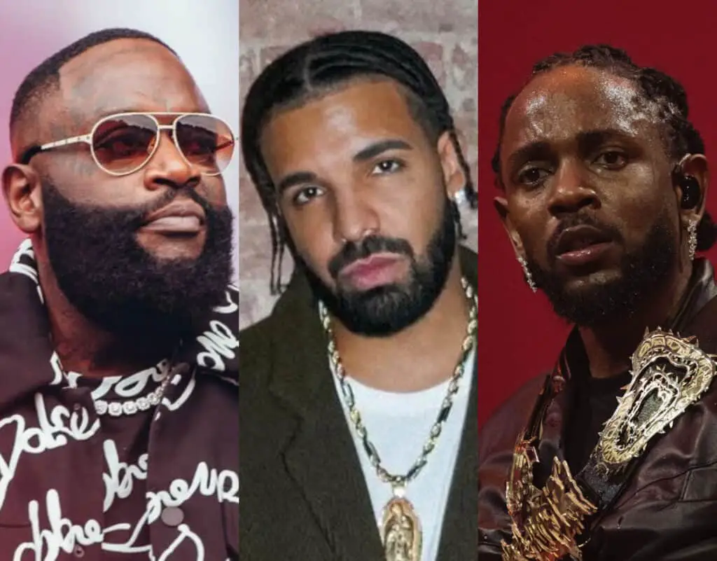Rick Ross Seemingly Shades Drake By Listening To Kendrick Lamar's Diss Verse