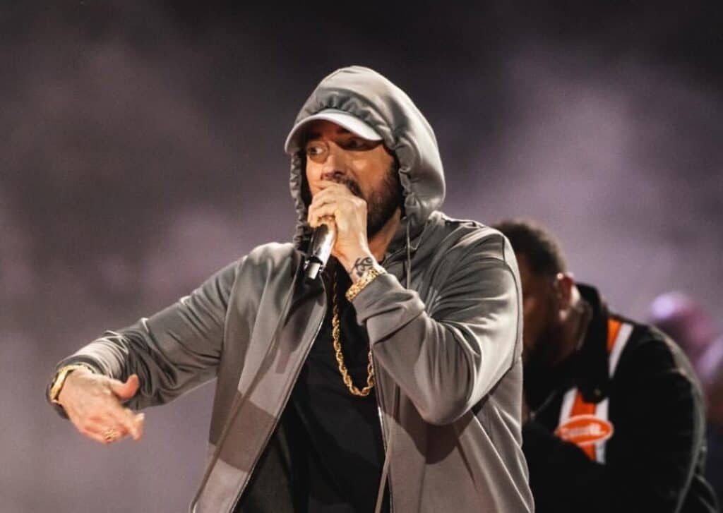 Eminem Performs Houdini, Not Afraid & More At Michigan Central Concert