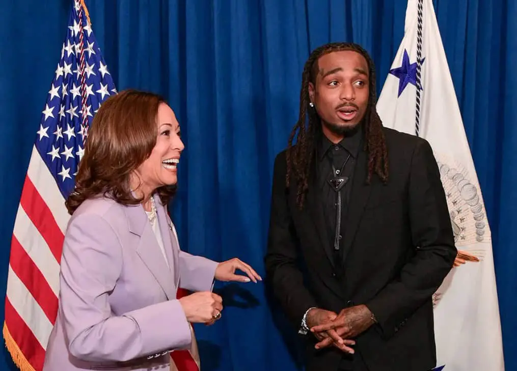 Quavo Endorses Kamala Harris With A Speech At Her Campaign Rally