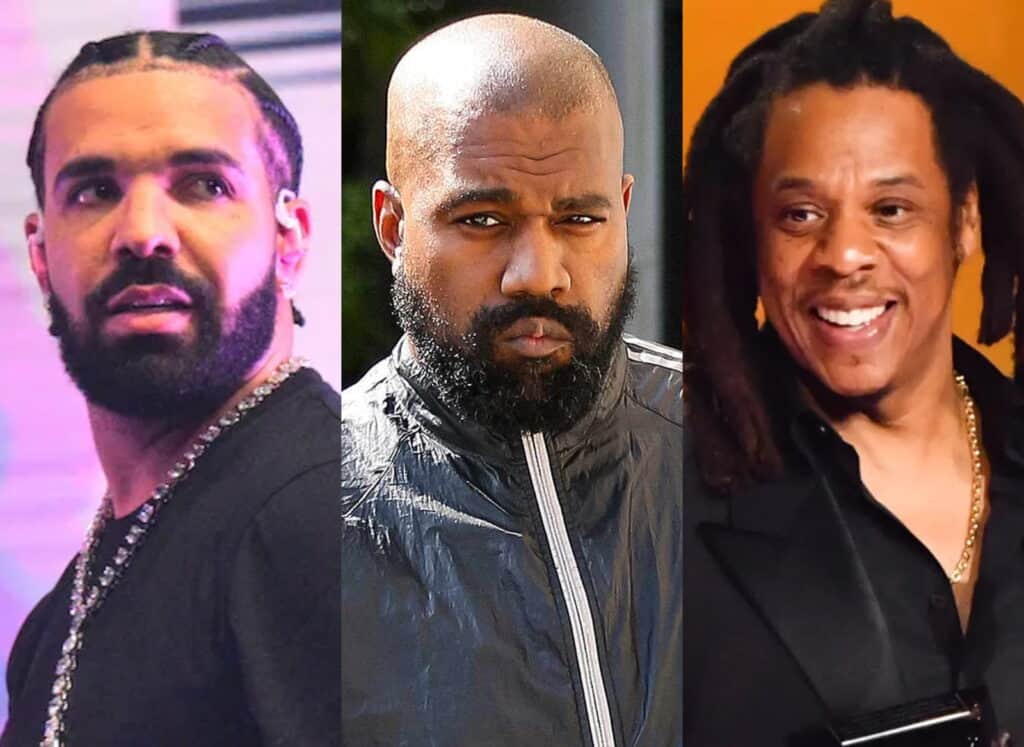 Kanye West Calls Drake & JAY-Z Greatest Rappers By Numbers & Inspiration