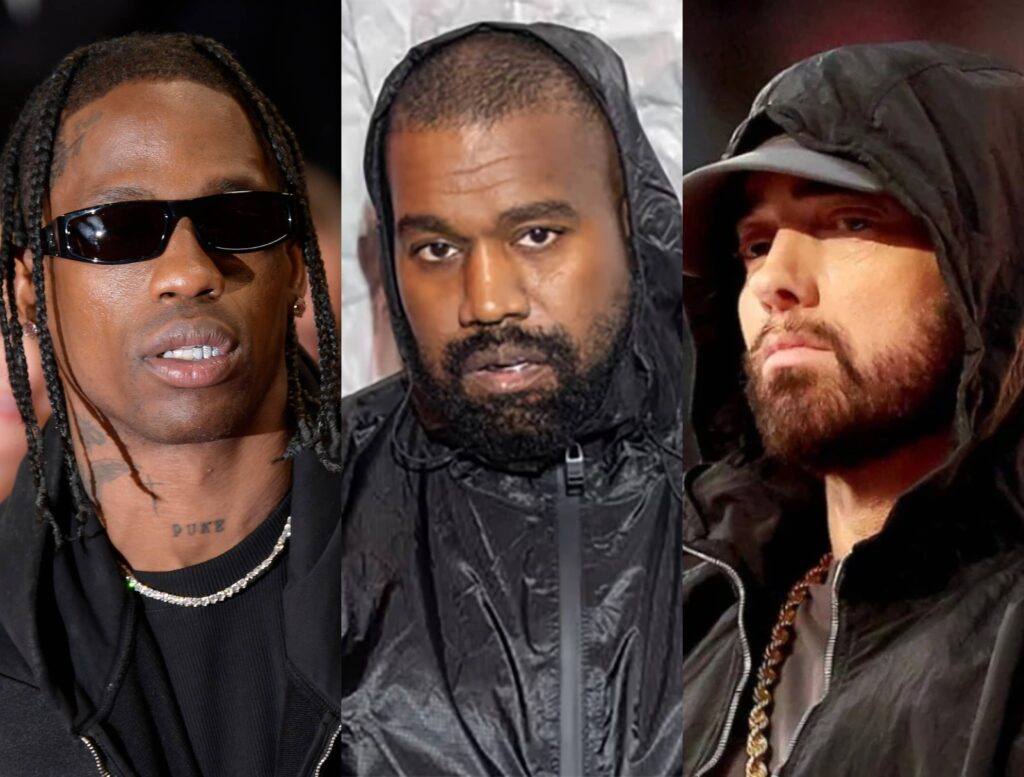 Travis Scott Closes In On Eminem After Beating Kanye West On Spotify