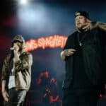 Jelly Roll Brings Out Eminem At Detroit's Ford Field Stadium Concert