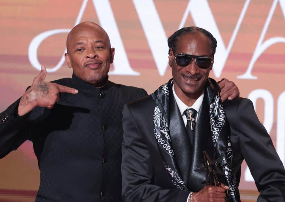 Snoop Dogg Receives Ultimate Icon Tribute Award From Dr. Dre At 2025 BET Awards