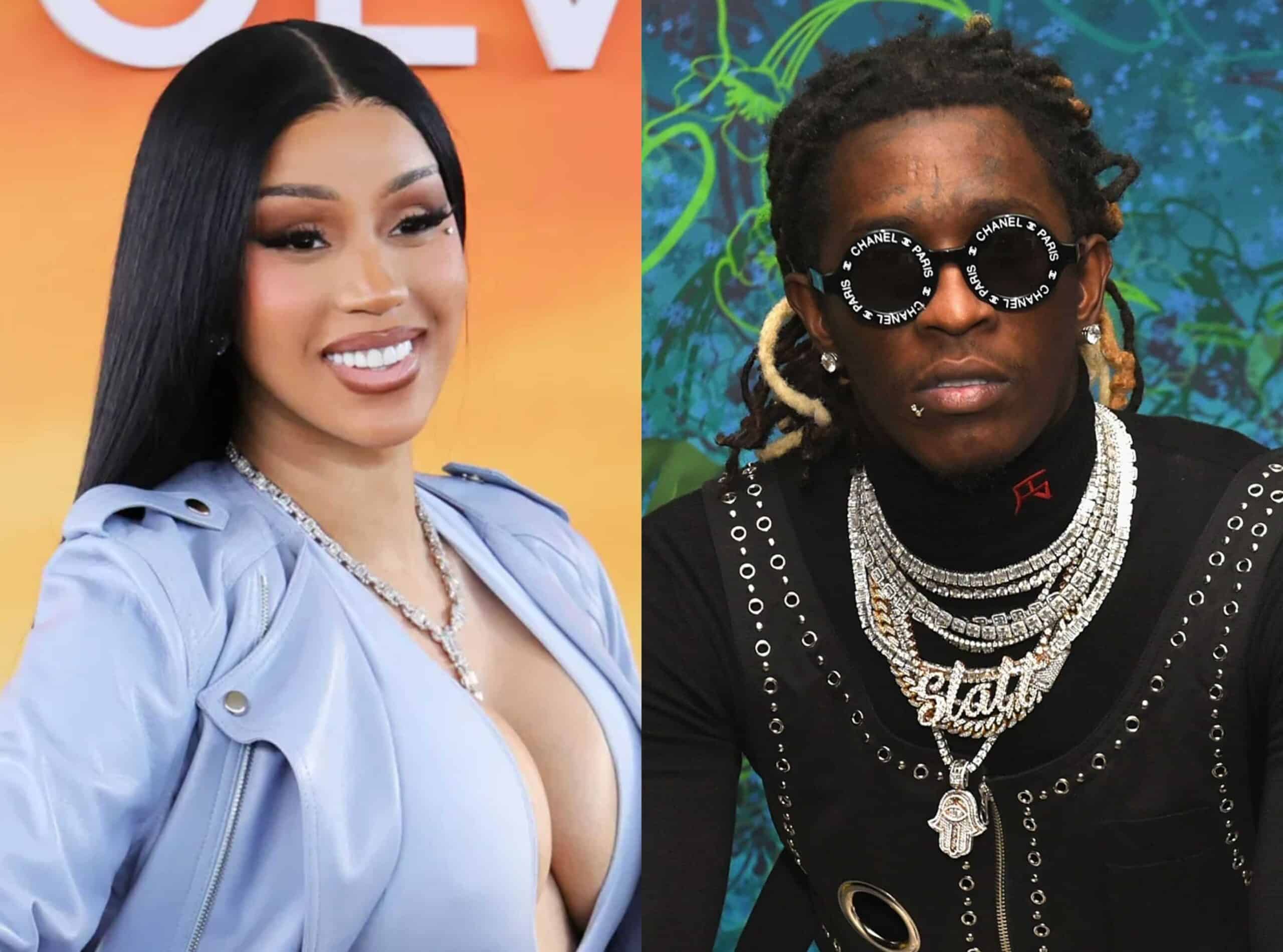 Young Thug & Cardi B Hype Each Other Ahead Of Their New Albums