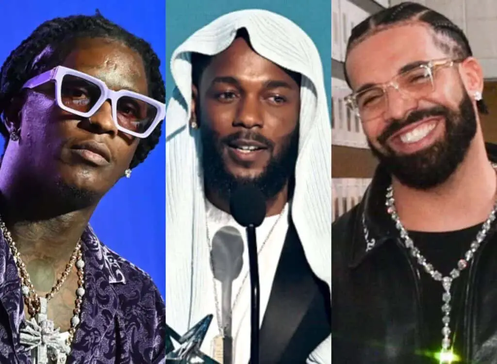Young Thug Fires Shots At Kendrick Lamar In Leaked Call; Says He'll Never Be Bigger Than Drake